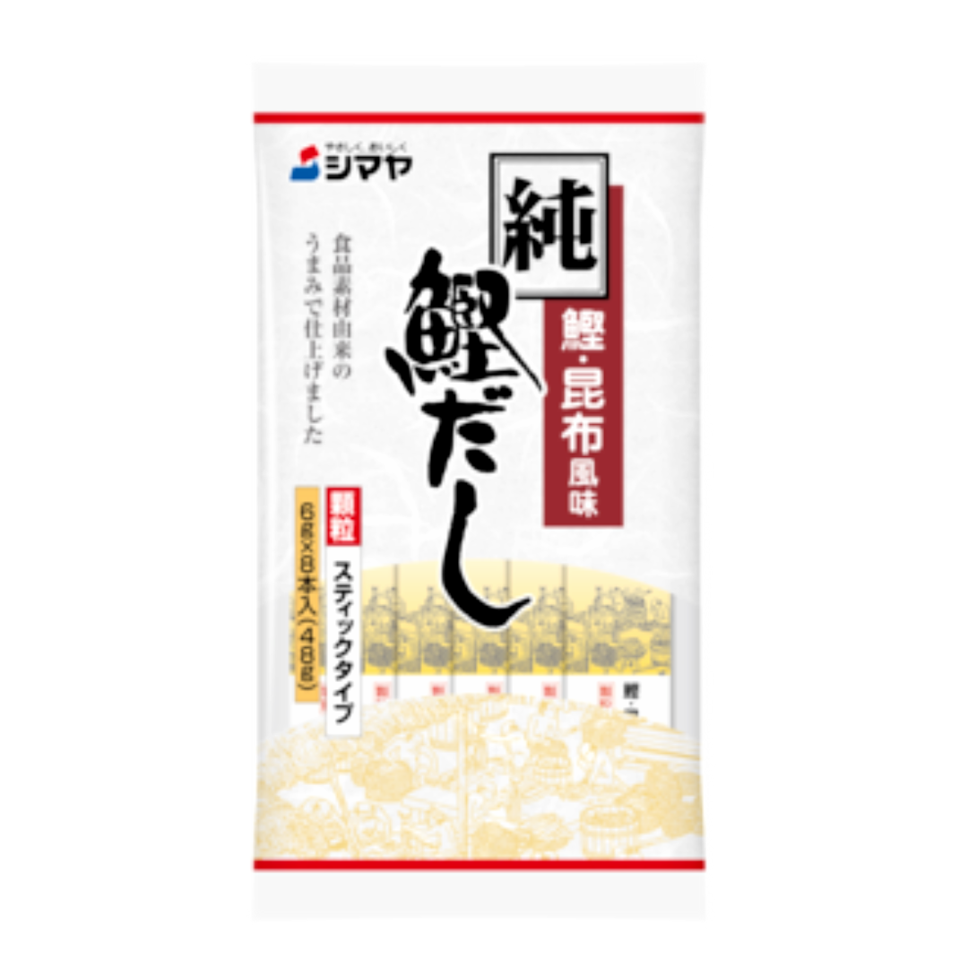 SHIMAYA MUTENKA KATSUO DASHI KARYU 8P シマヤ 無添加だし鰹 6g✖️8本